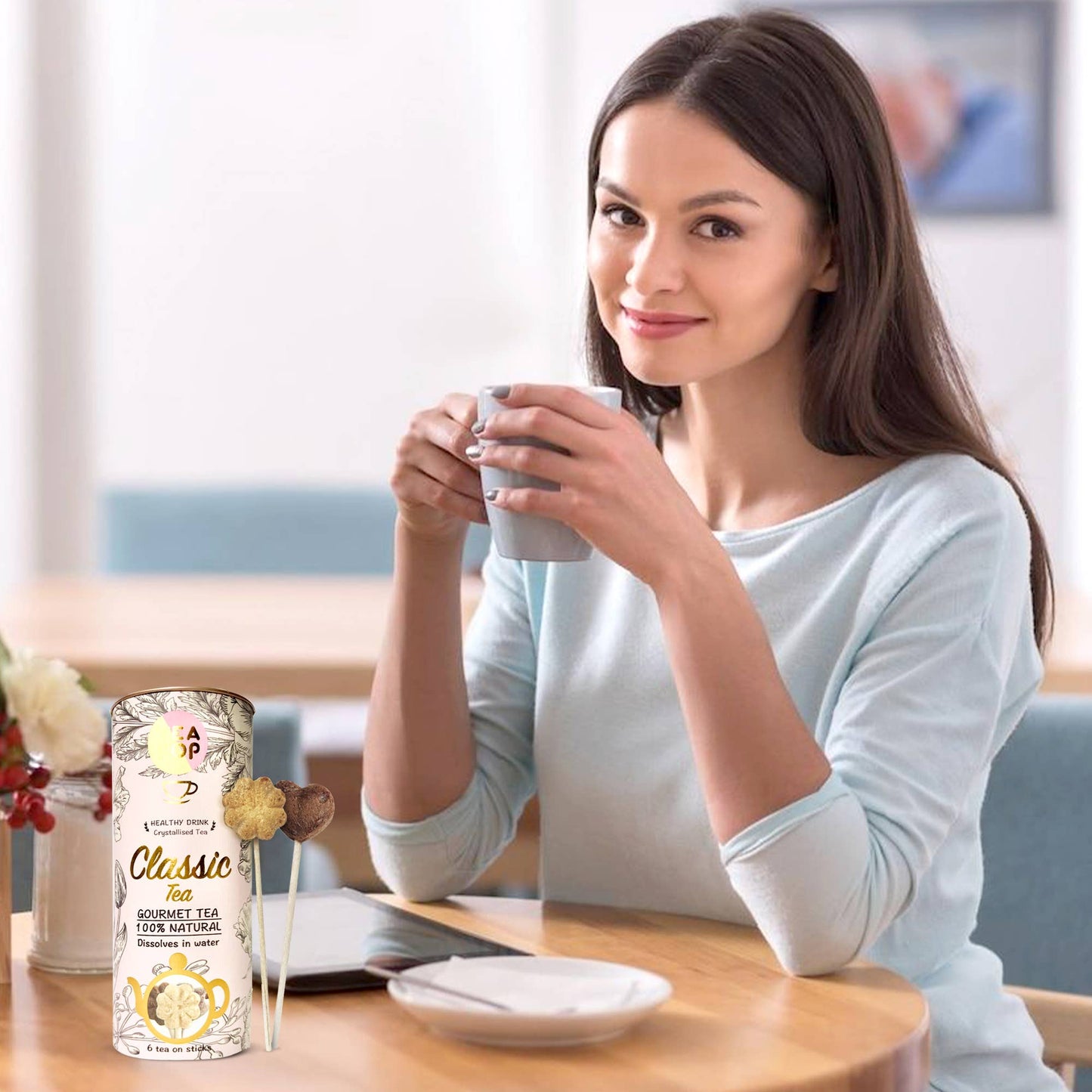 Te på pind - Box med 6 pinde