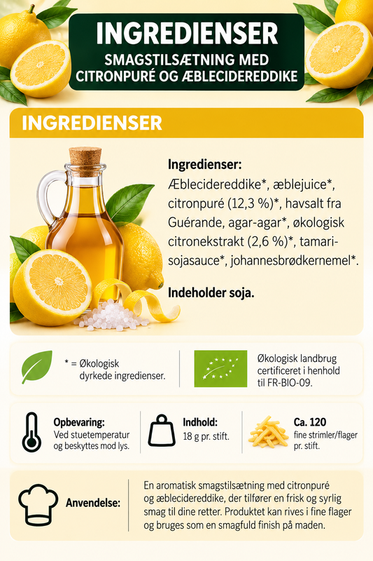 Økologisk krydderblyant med citron 🍋