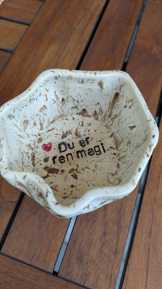 Keramik Skål - Du er ren magi ❤️