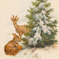 Rådyr Vinter Servietter