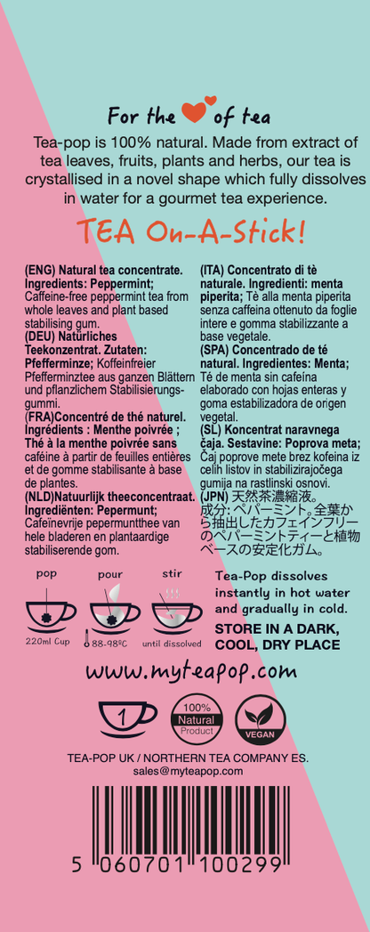 Te på pind - Pebermynte te