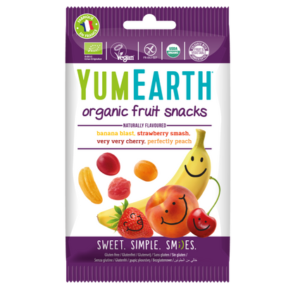 Økologiske YumEarth bløde frugtslik - 50 g