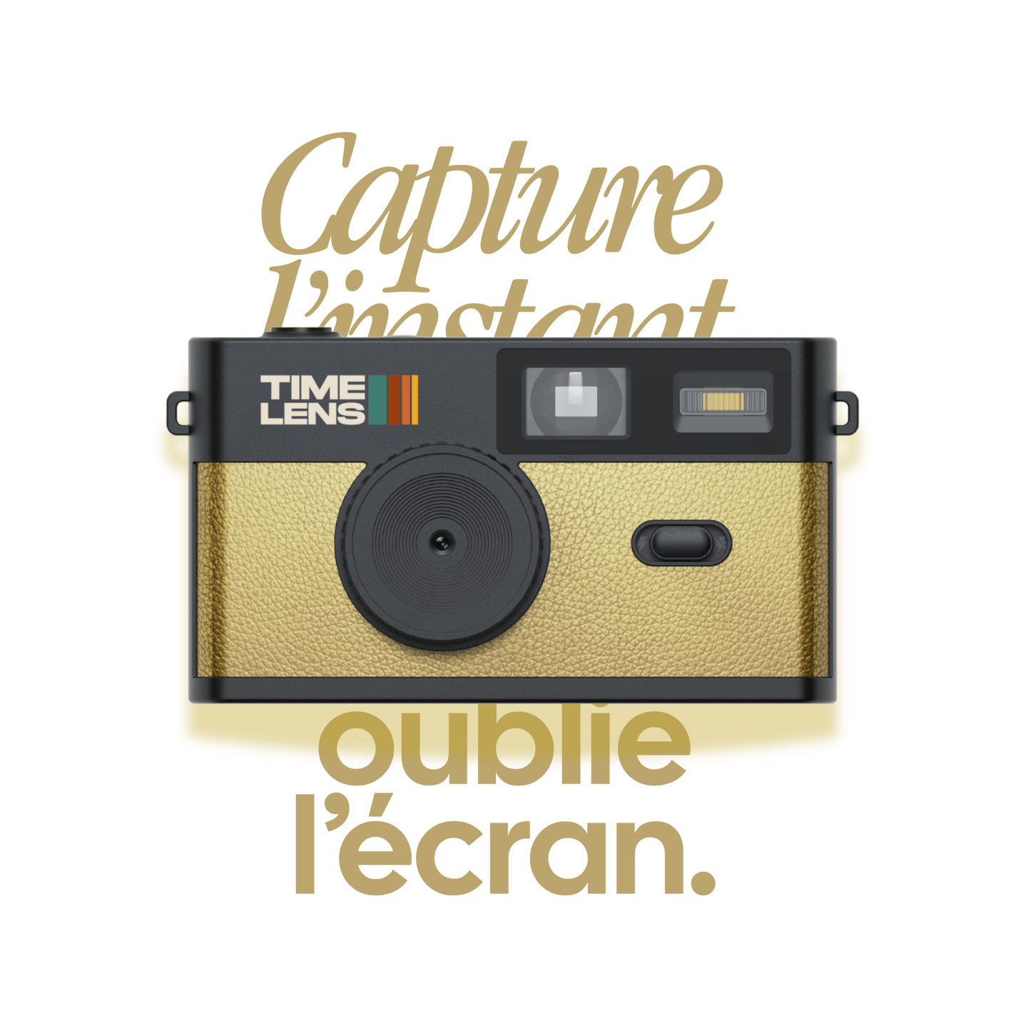 TimeLens® POP EDITION 80's Gold Kamera