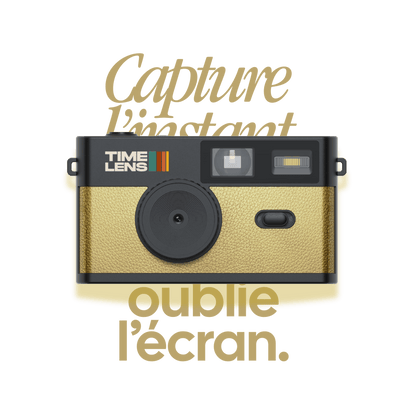 TimeLens® POP EDITION 80's Gold Kamera