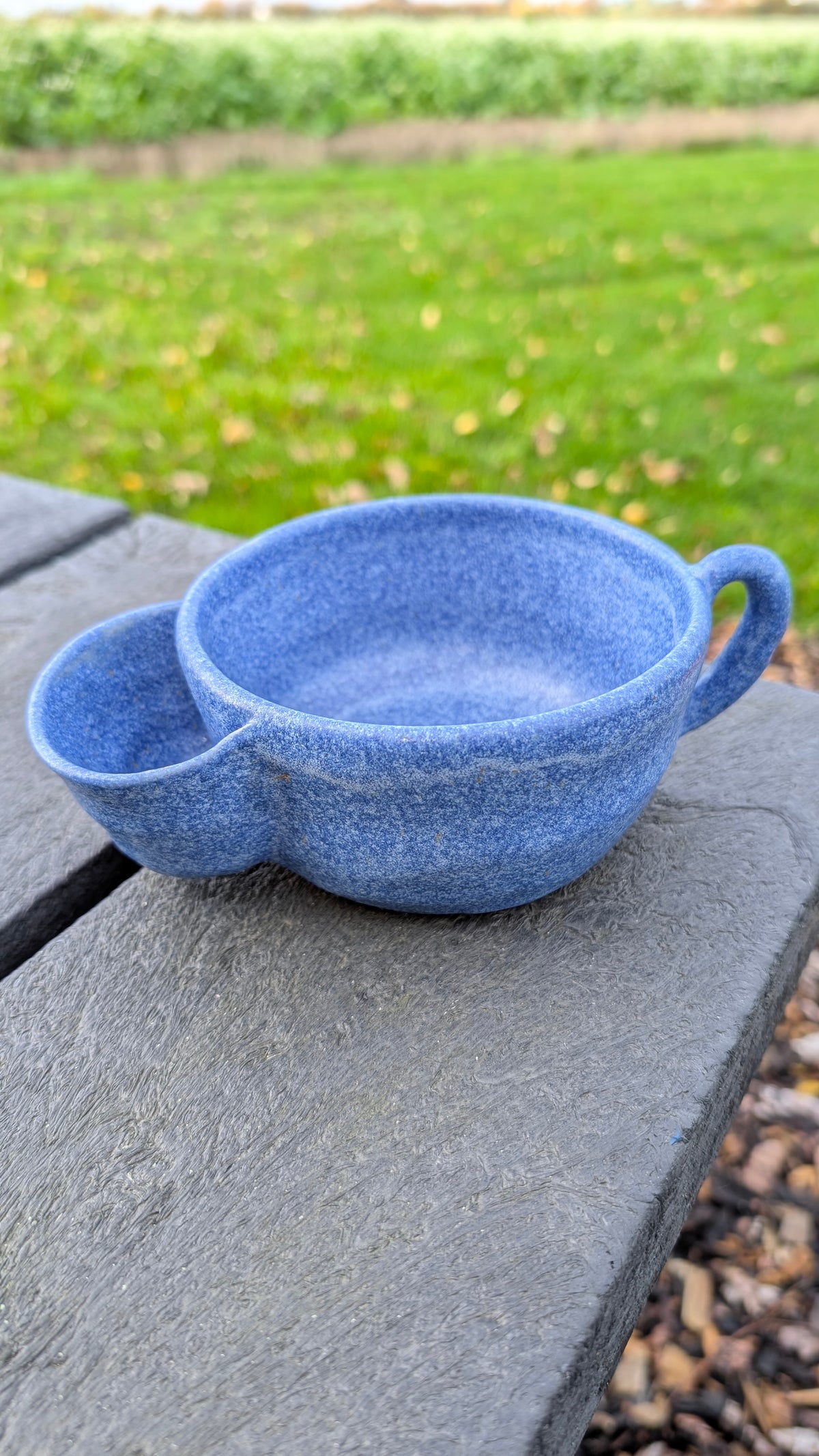 Keramik - Duo skål Blå 💙