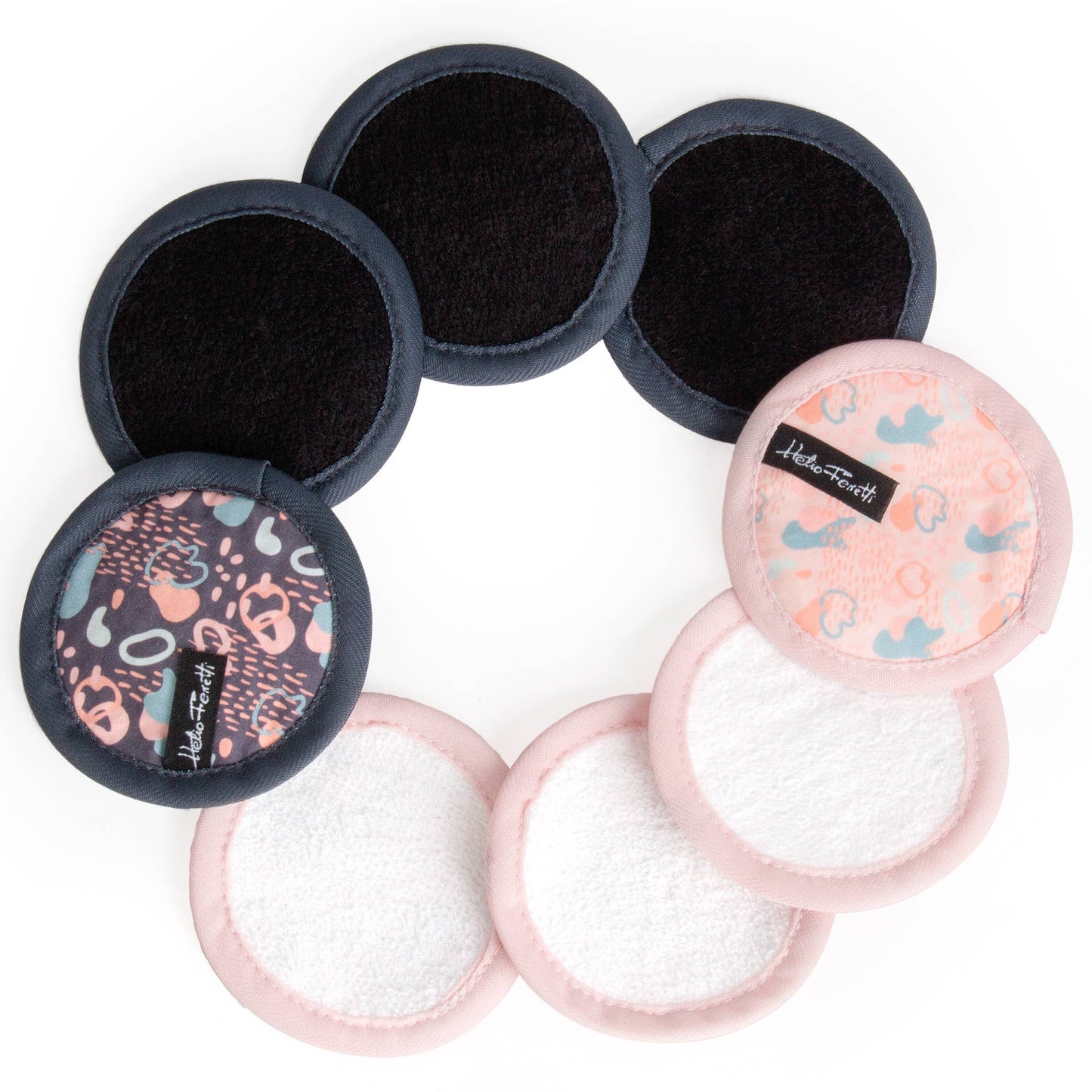 Genanvendelige Ansigtsrondeller 8 stk