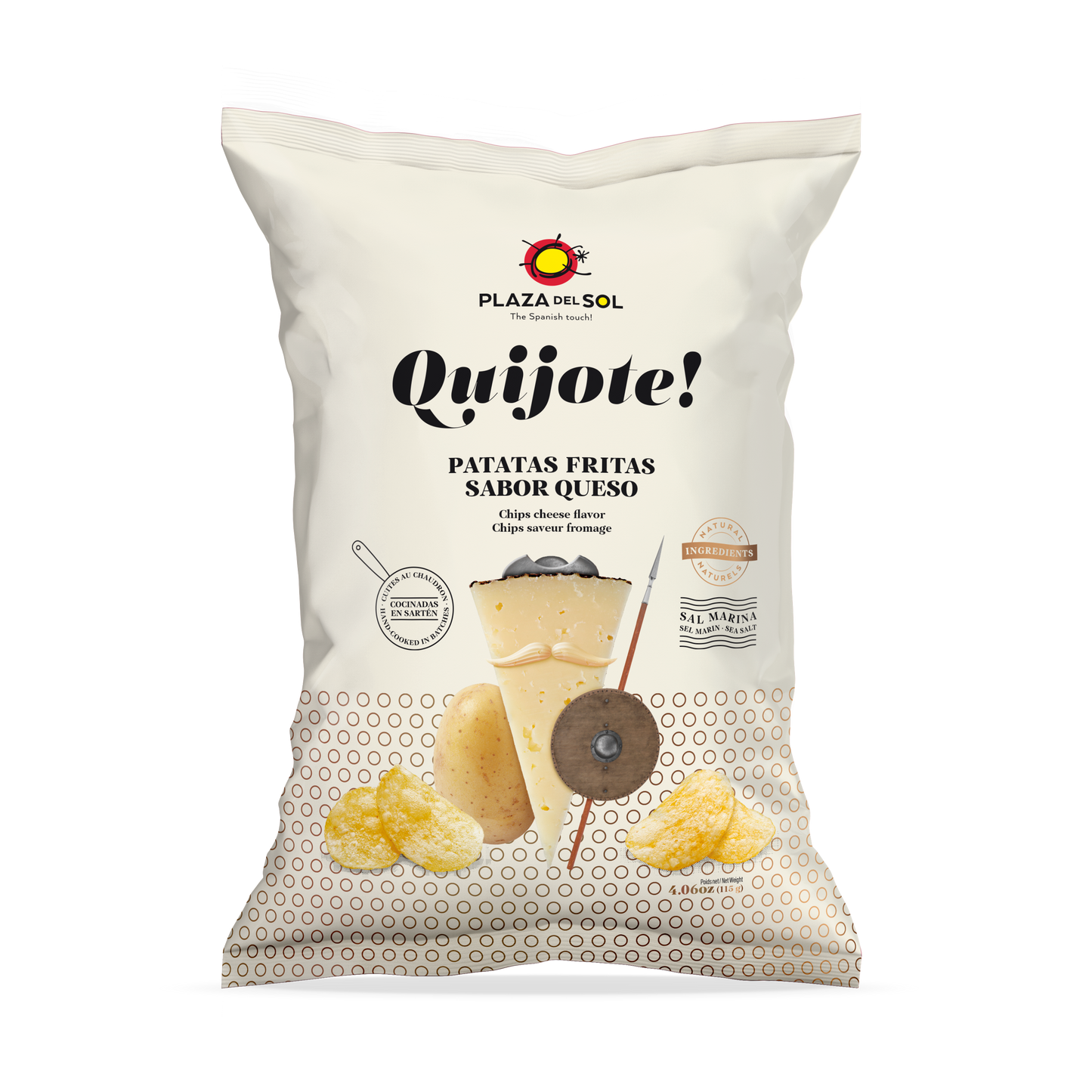 Kartoffelchips Quijote! (Ostesmag) 115 g