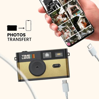 TimeLens® POP EDITION 80's Gold Kamera
