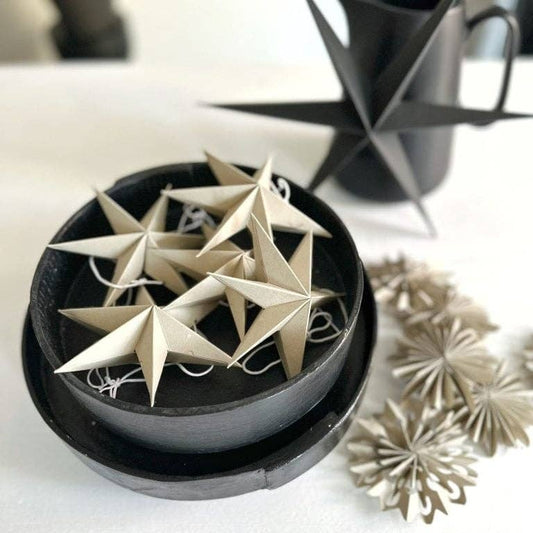 NoordLiving - Julestjerne i Papir - Sæt med 2 stk.