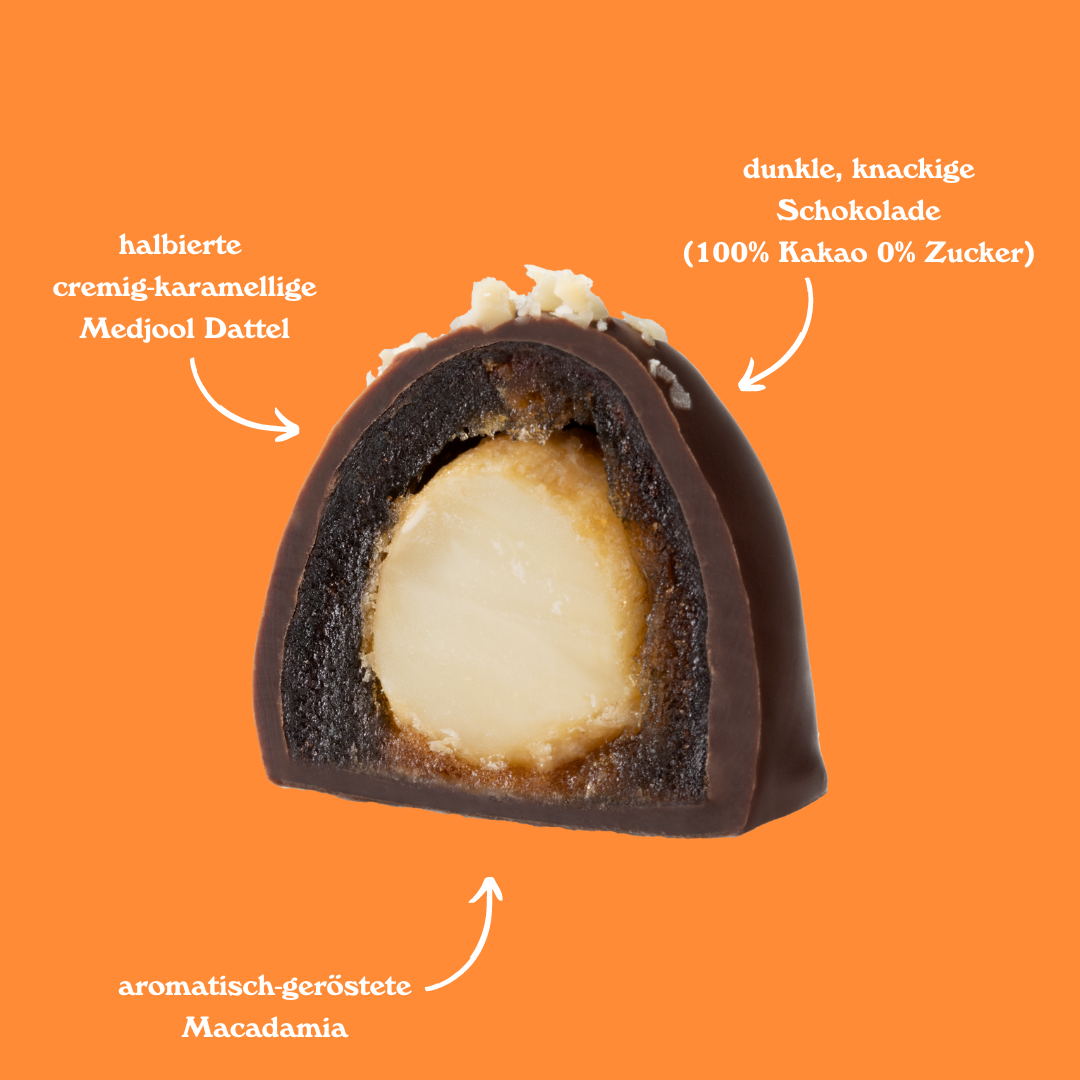 Dadelchokolade: Macadamia Mania (øko)