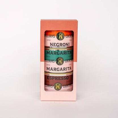 Gaveæske med 3 forskellige Cocktails