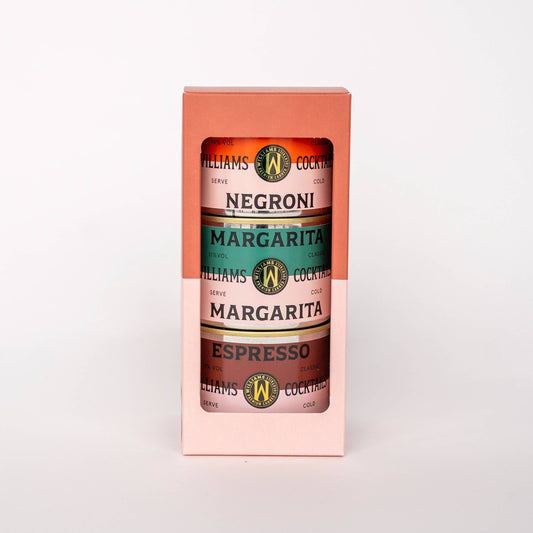 Gaveæske med 3 forskellige Cocktails