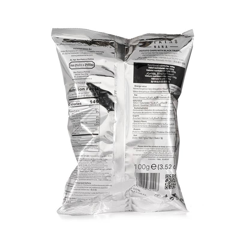 Nana chips med sort trøffel 100g