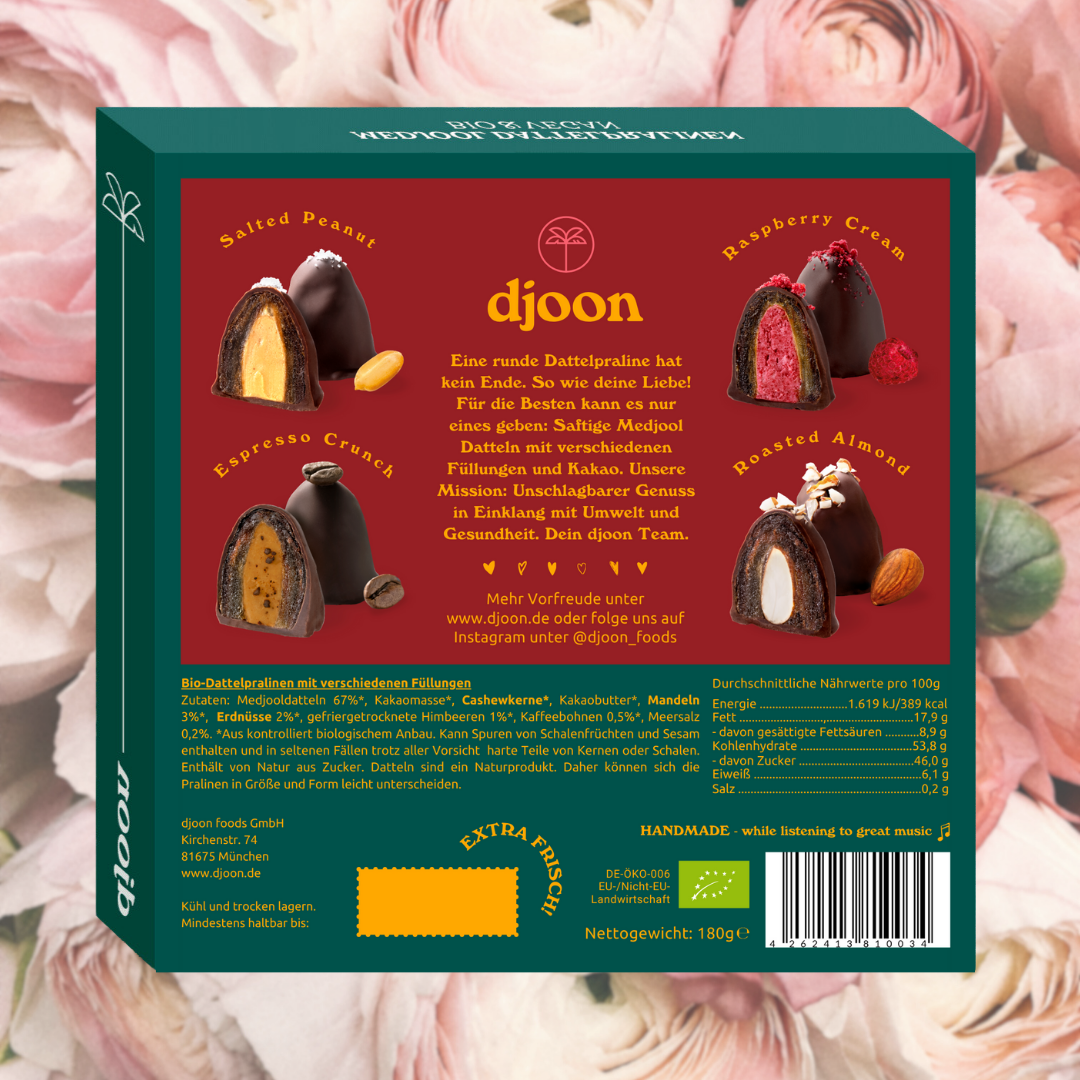 Daddelpraliner: Love Collection (Øko)