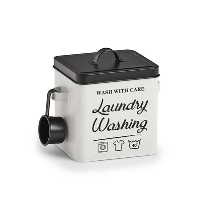 Metalbeholder til vaskepulver "Laundry"