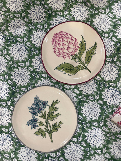 Mini håndlavede tallerkener - Sæt med 4 tallerkener