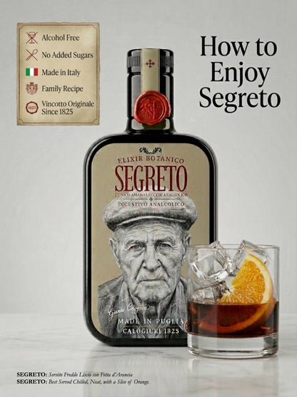Alkoholfri botanisk eliksir "SEGRETO"