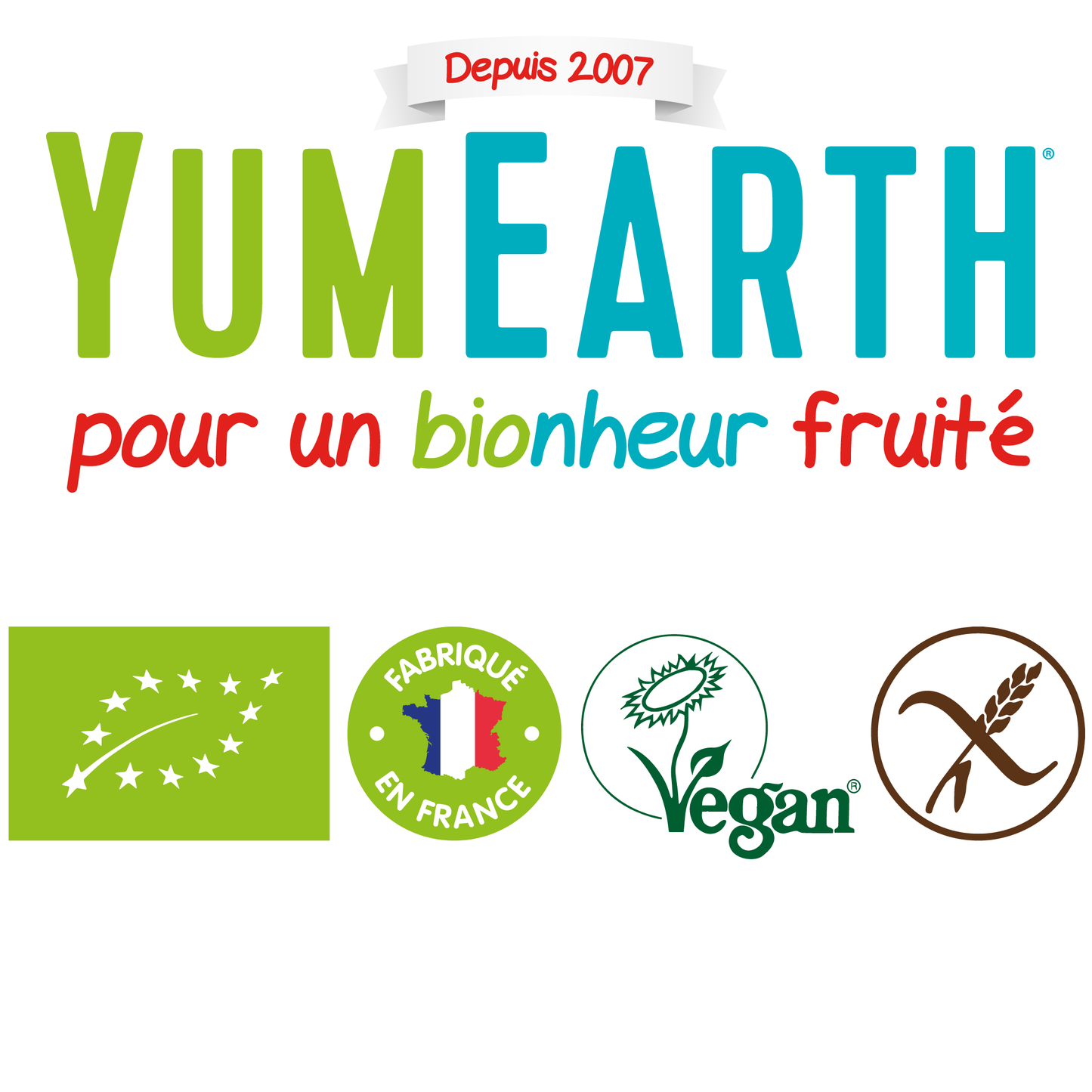Økologiske YumEarth bløde frugtslik - 50 g