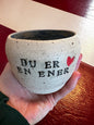 Unika keramik kop - Du er en ener