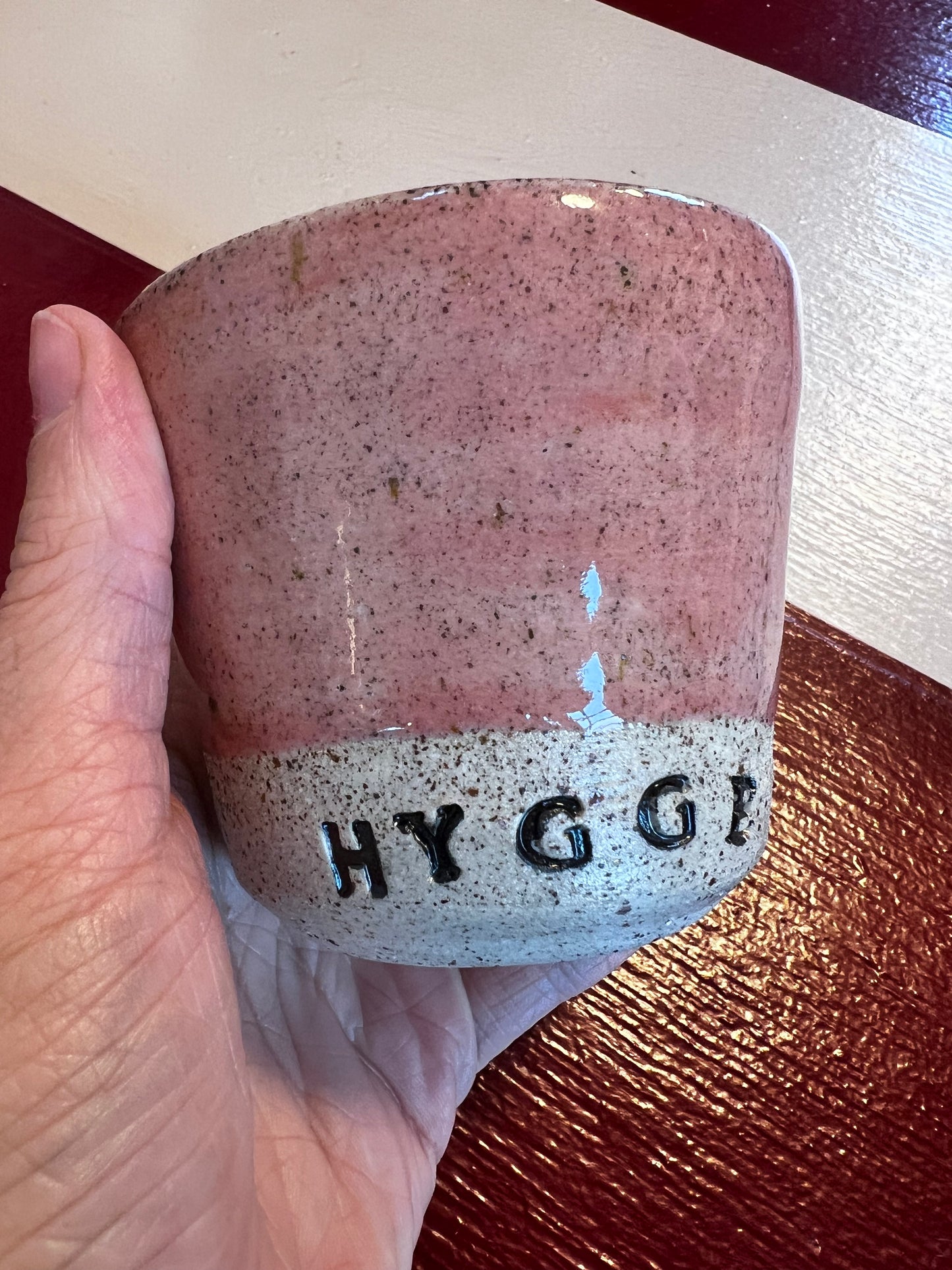 Unika keramik kop - Hygge