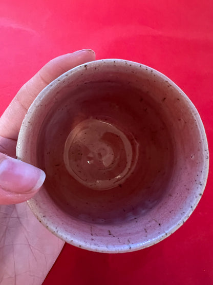 Unika keramik kop - Bestie i lyserøde nuancer