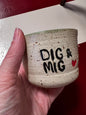Unika keramik kop - Dig & mig