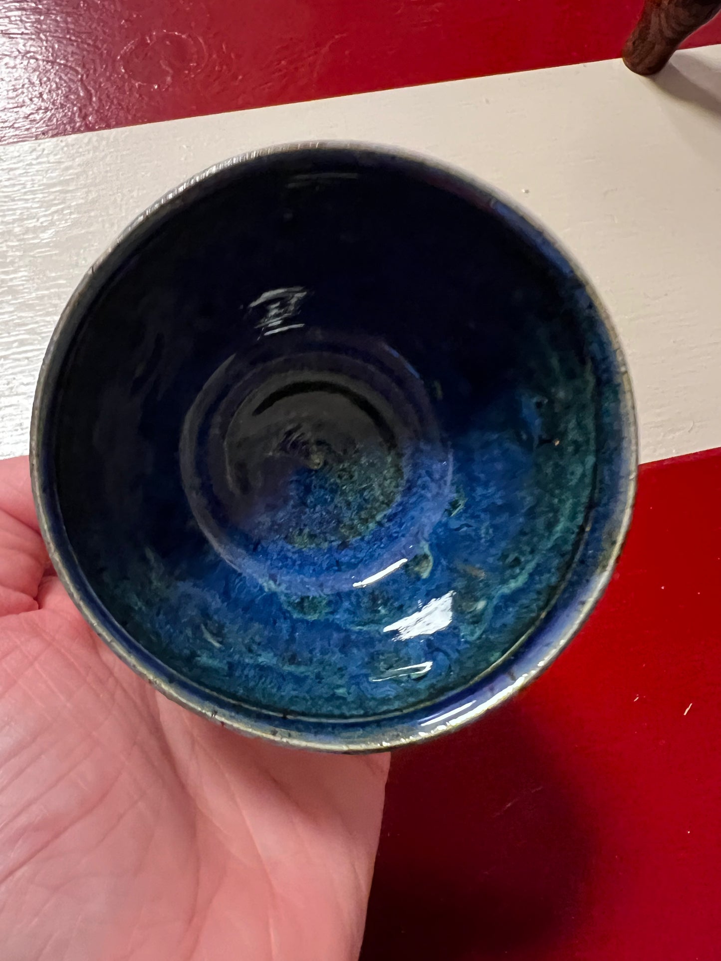 Unika keramik kop - Heart splash