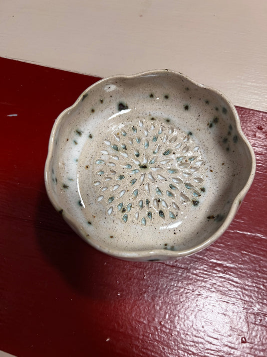 Unika keramik riveskål - skovbund skål