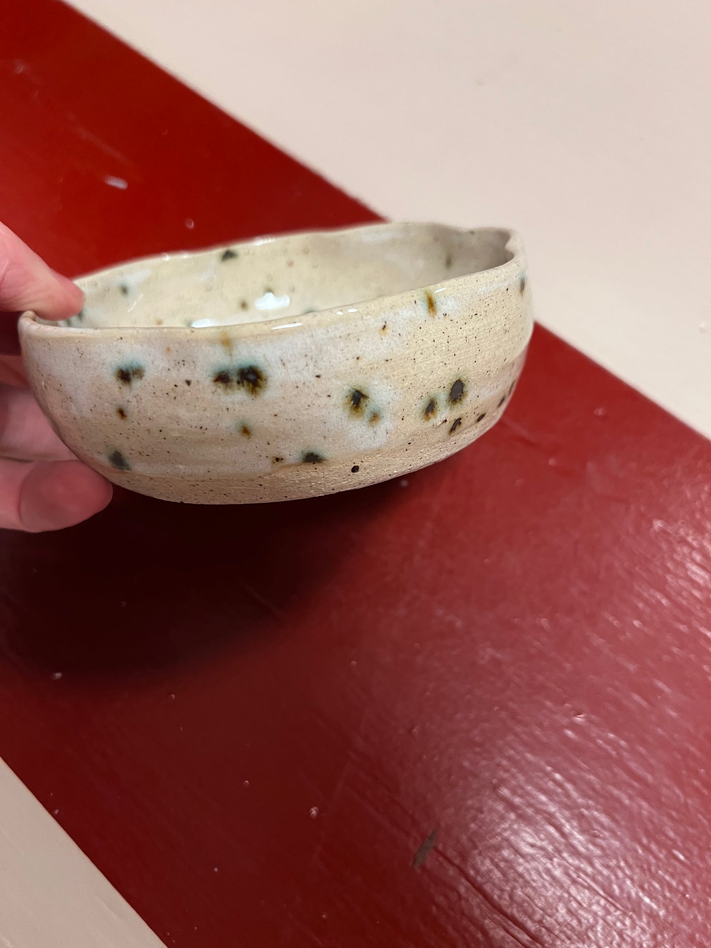 Unika keramik riveskål - skovbund skål