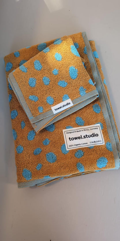 Håndklædesæt med 2 stk - GUL