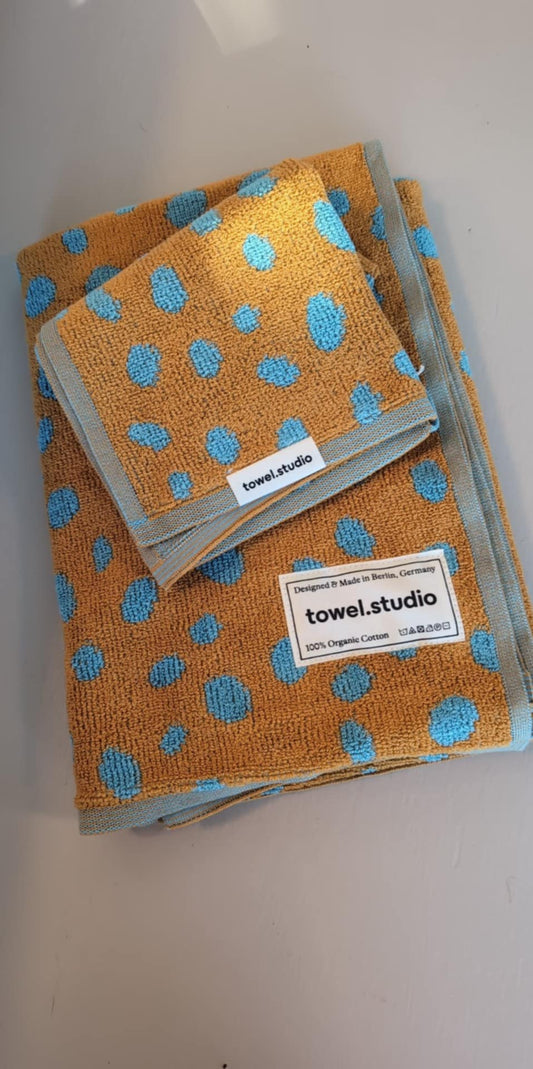 Håndklædesæt med 2 stk - GUL