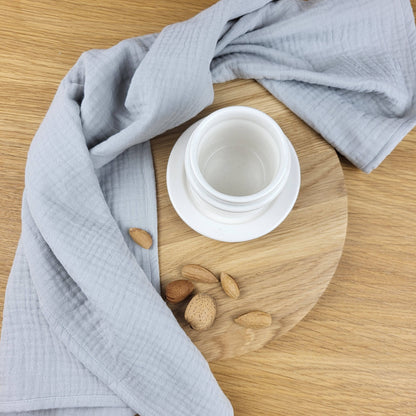 Viskestykke i muslin bomuld - Beige størrelse 50 x 70 cm