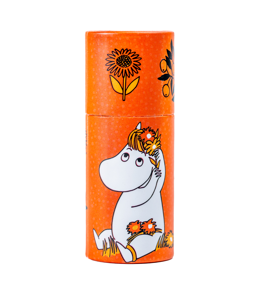 Moomin fra Gustaf och Linnea - Læbepomade med smag af appelsin