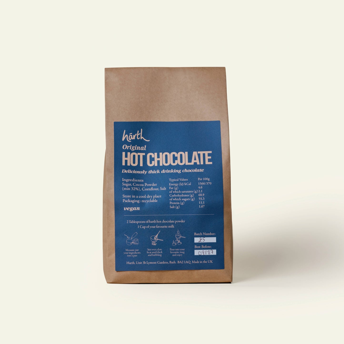 Original varm chokolade - 1KG