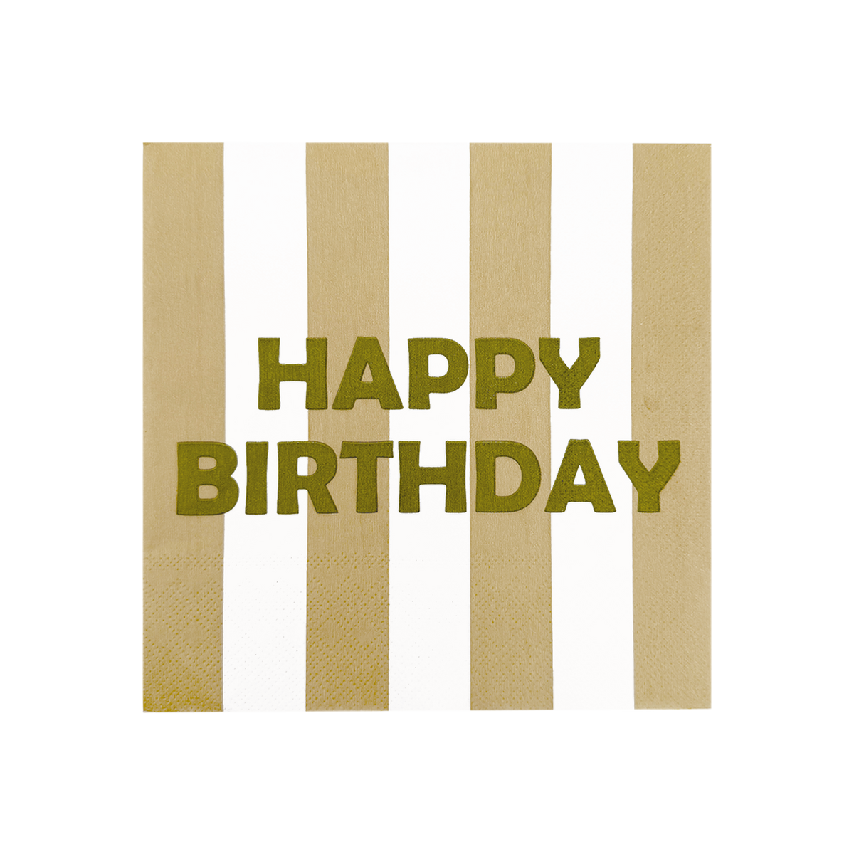 Happy Birthday servietter Grøn