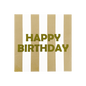 Happy Birthday servietter Grøn