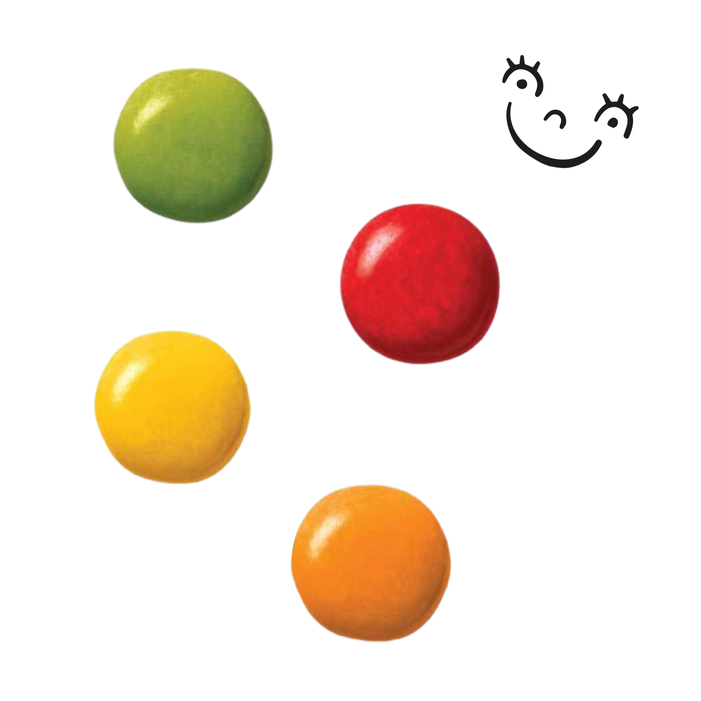 Økologiske bløde bolsjer YumEarth Giggles - 40 g