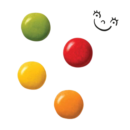 Økologiske bløde bolsjer YumEarth Giggles - 40 g