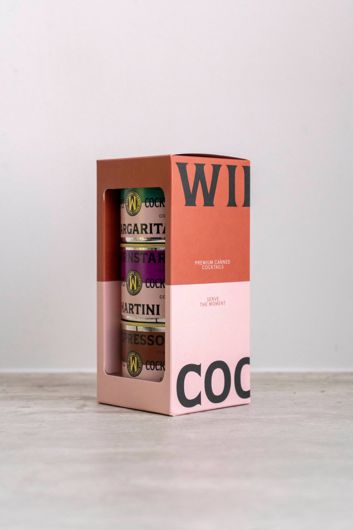 Gaveæske med 3 forskellige Cocktails