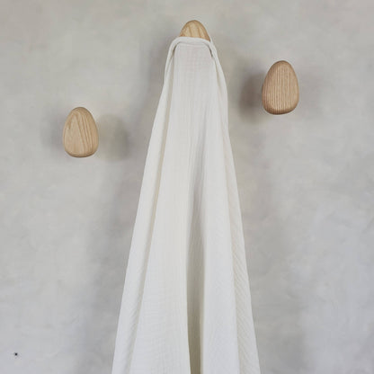 Håndklæde i muslin bomuld - Lyserød størrelse 70 x 125 cm