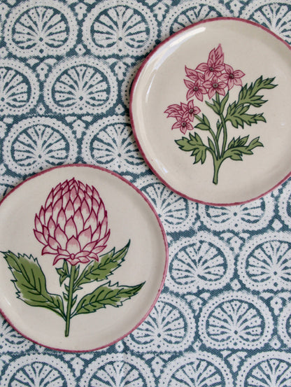 Mini håndlavede tallerkener - Sæt med 4 tallerkener