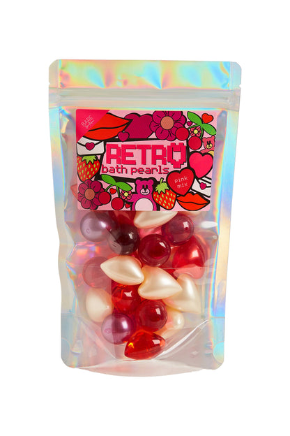 Retro 90´er pakke med 30 lækre badeperler - Valentines Udgave