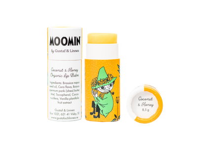 Moomin fra Gustaf och Linnea - Læbepomade med bivoks, kokos og honning