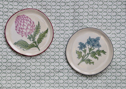 Mini håndlavede tallerkener - Sæt med 4 tallerkener