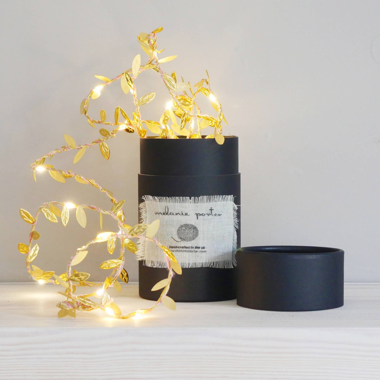 Guldblad Fe Lyskæde