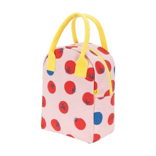 Frokost Taske med lynlås og tomatprint