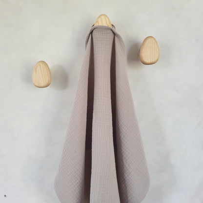 Viskestykke i muslin bomuld - Lyserød størrelse 50 x 70 cm