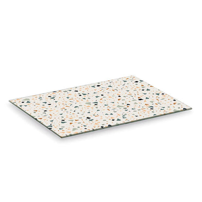 Skærebræt i glas « Terrazzo »