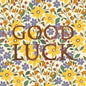 Good luck - Små skønne kort med konvolut 7,5x7,5 cm.