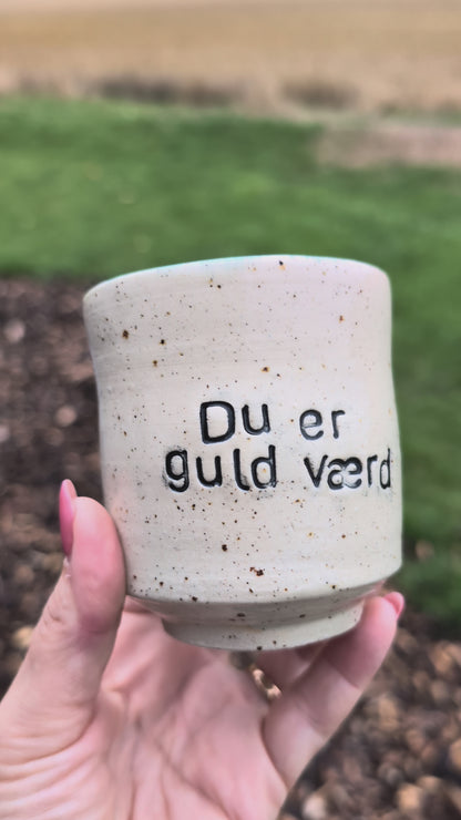 Citat Kop - Du er guld værd